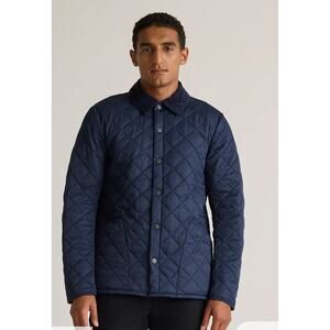 New! Quince Men's Featherless Quilted Versatile Jacket Admiral Blue Mens XL #117